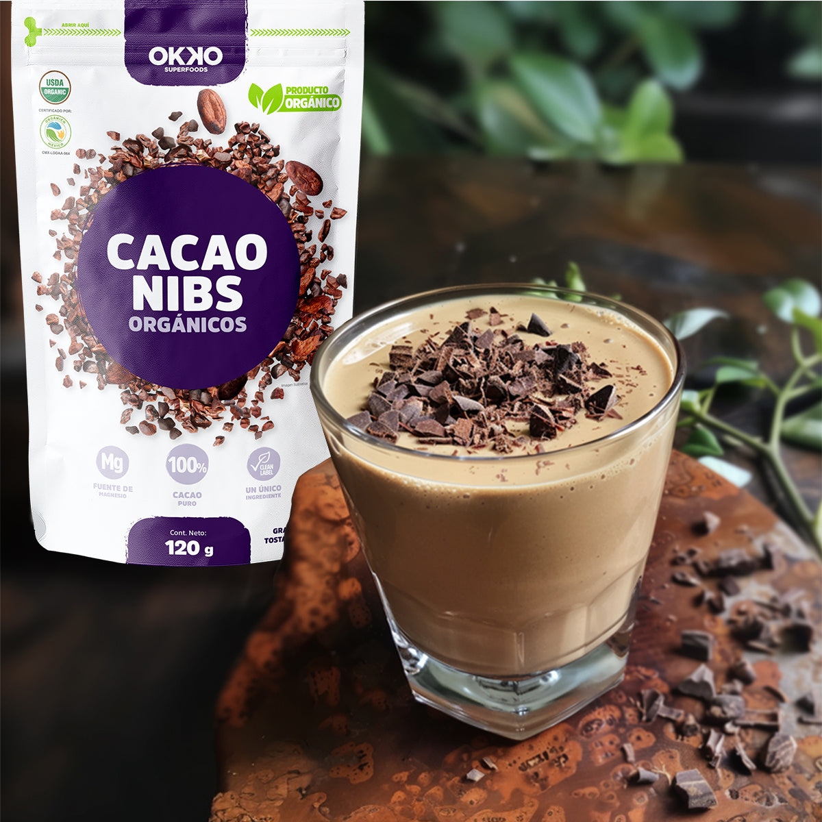 Cacao Nibs Orgánicos (120g)