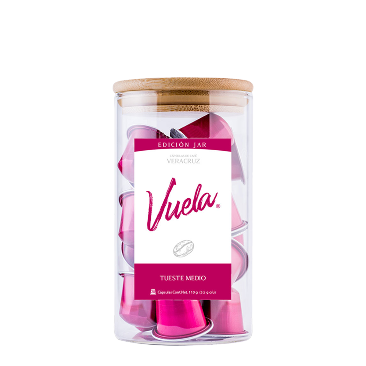 Vuela - Jar Cápsulas de Café Veracruz (110g)