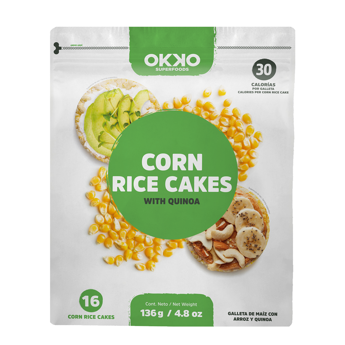 Corn Rice Cakes (136g)