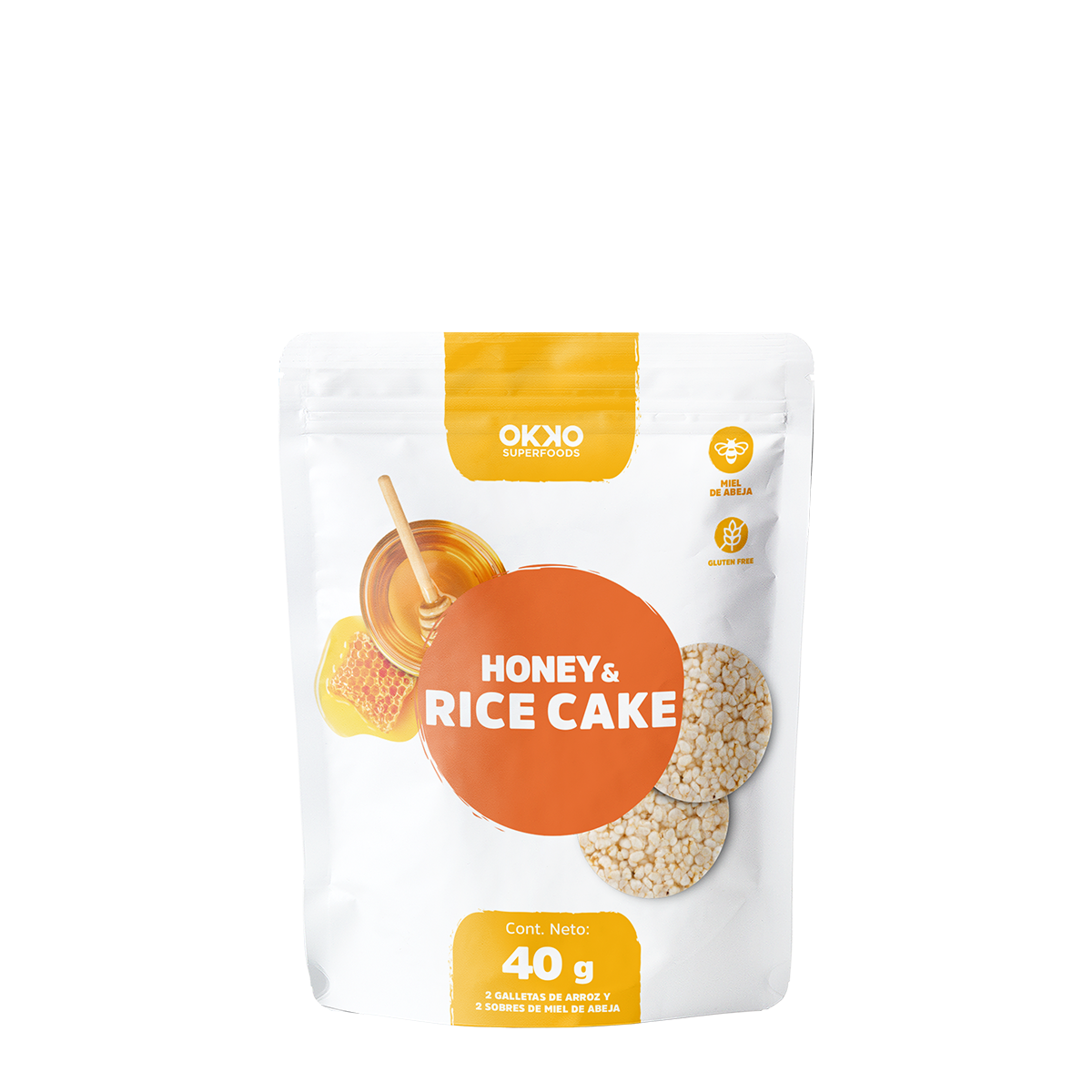 Honey Rice Cakes 32g | Okko Super Foods Tienda en Linea Honey Rice Cakes 32g | Okko Super Foods Tienda en Linea