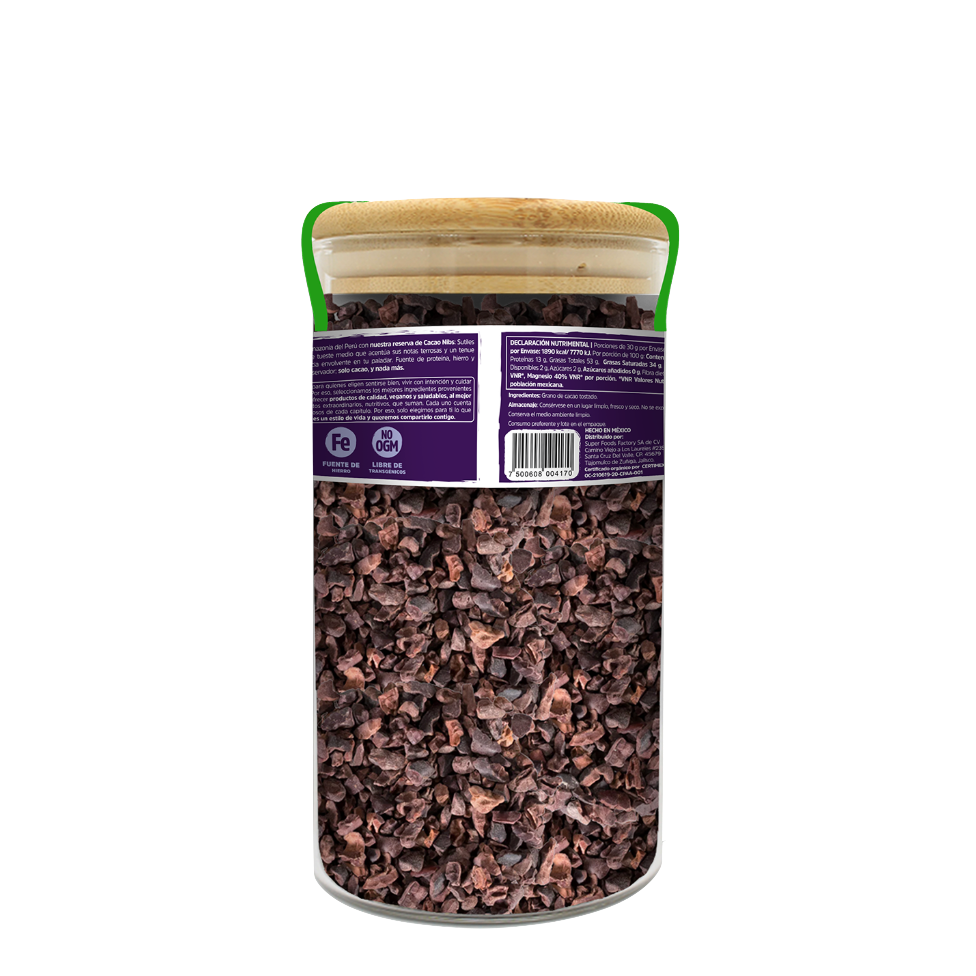 Cacao Nibs Orgánicos (350 g)