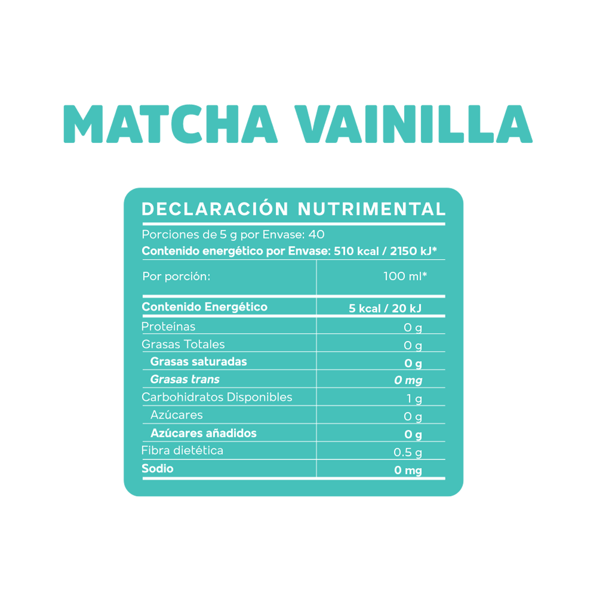 Matcha Vainilla (200 g)