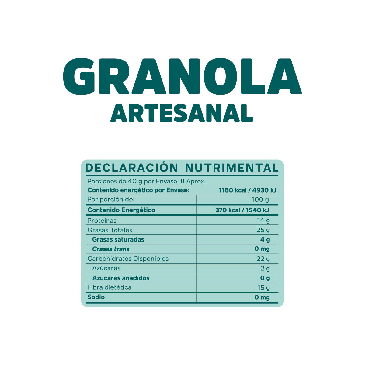 Granola Artesanal (320 g)