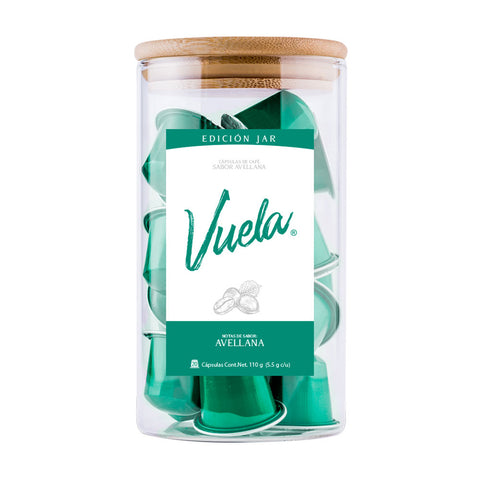 Vuela - Jar Cápsulas de Café con Avellana (110g)