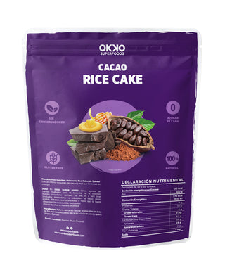 Cocoa Rice Cakes (33g) | Okko Super Foods Tienda en Linea – OKKOSUPERFOODS