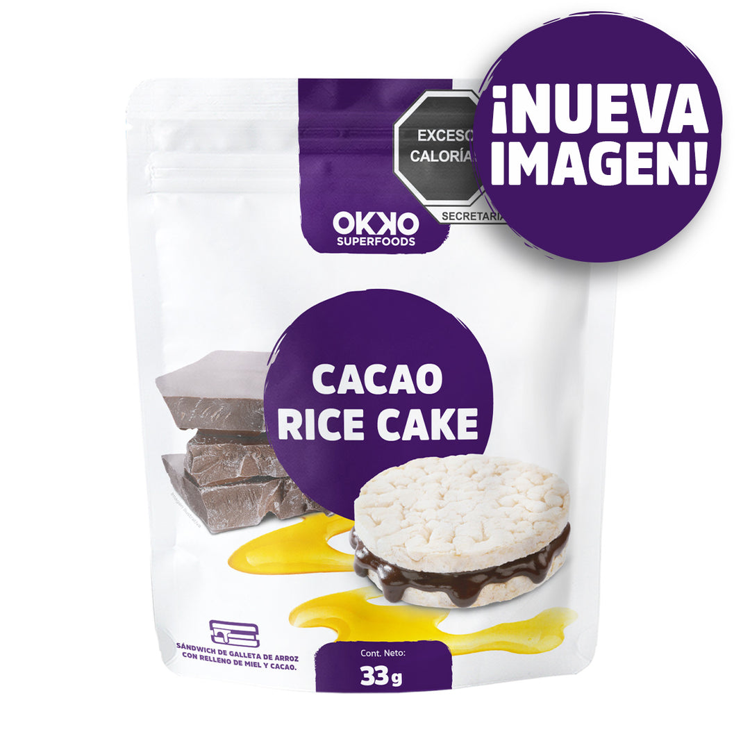 Cocoa Rice Cakes (33g) | Okko Super Foods Tienda en Linea – OKKOSUPERFOODS