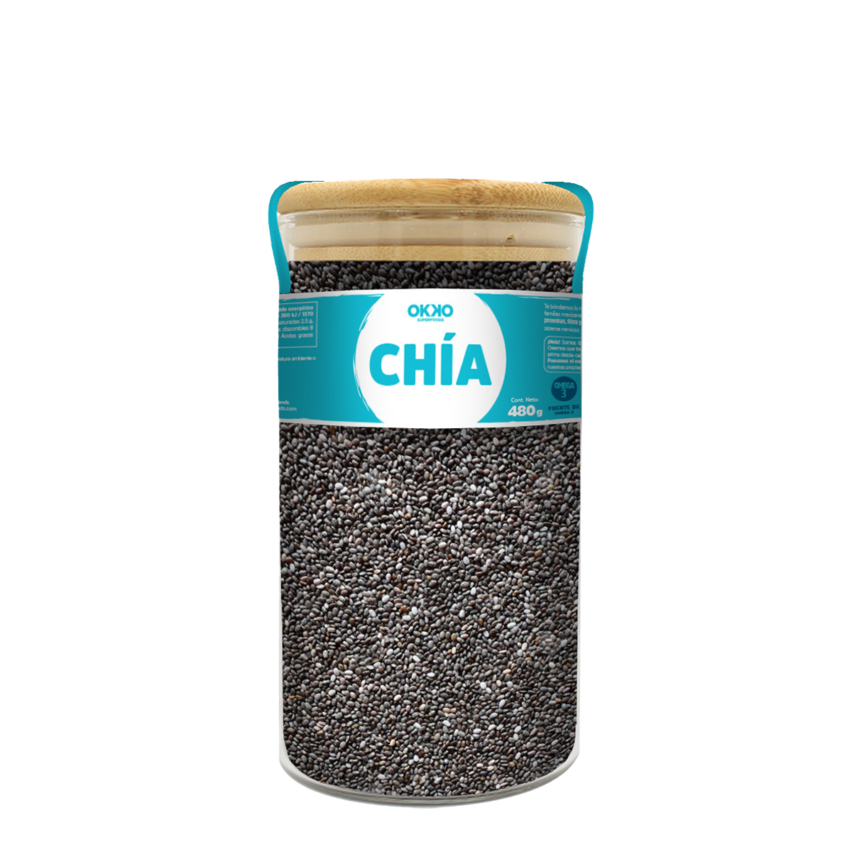Semillas de Chía Jar (480g)