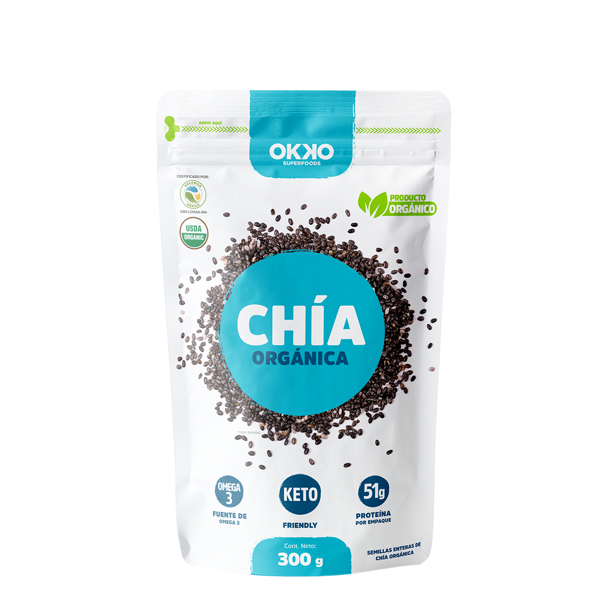 Semillas de Chía Orgánica (300g)