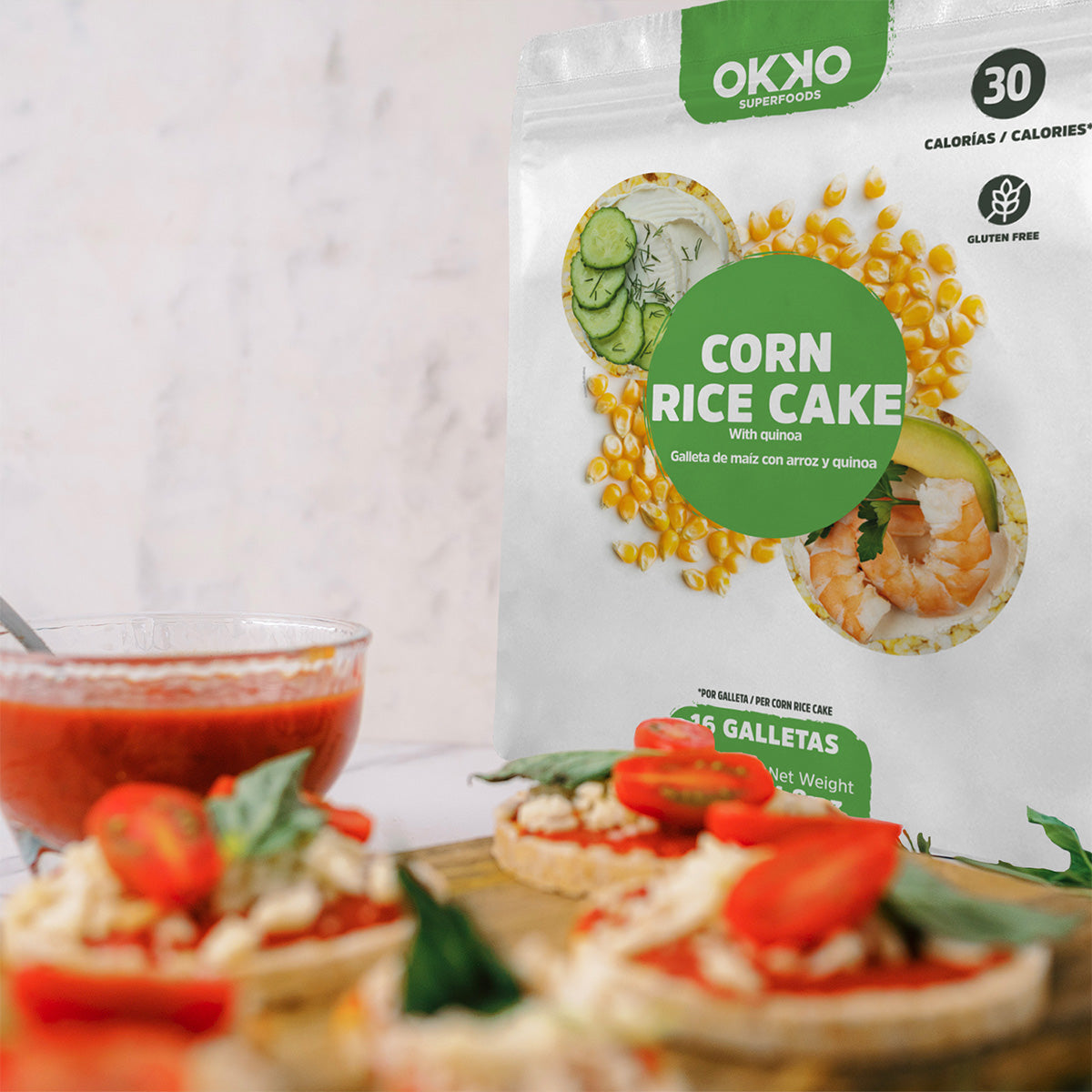 Corn Rice Cakes (136g)