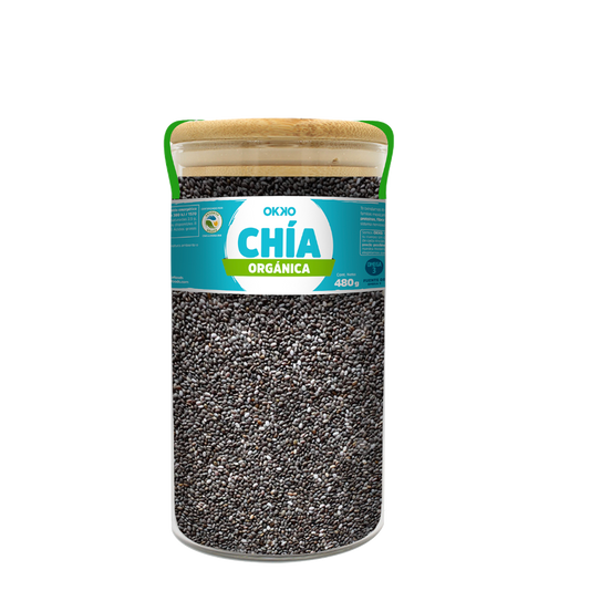 Semillas de Chía Orgánica Jar (480 g)