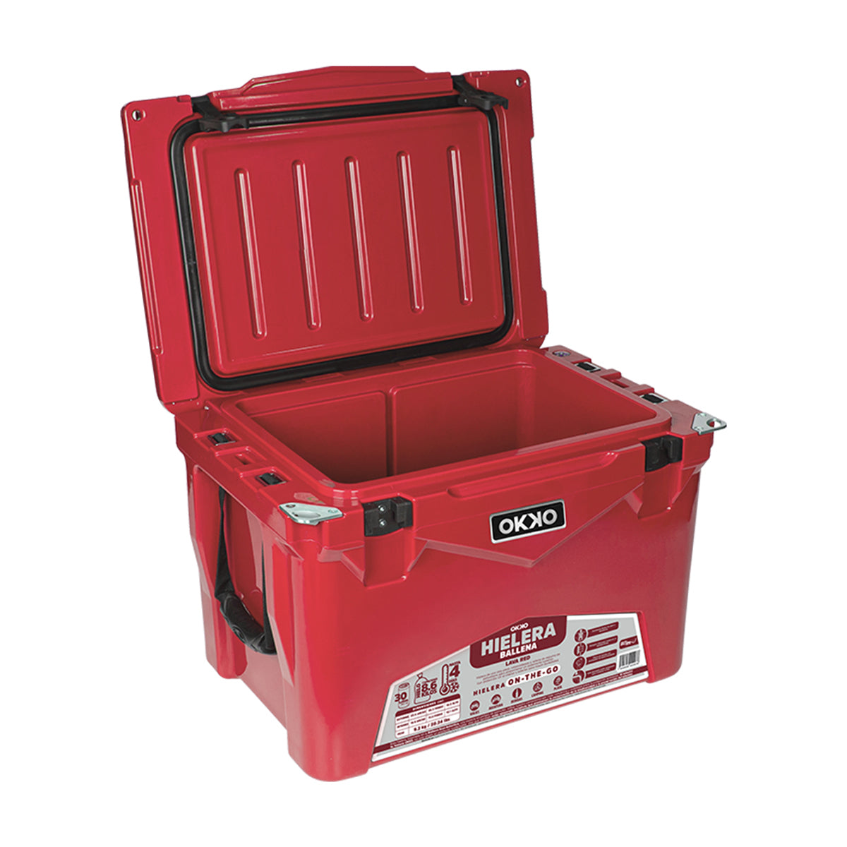 Hielera Ballena - Lava Red