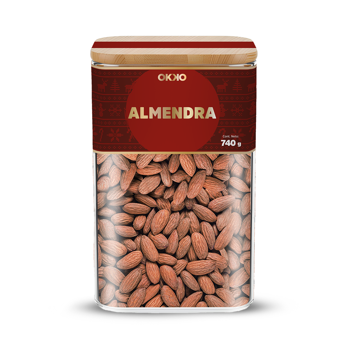 Jar Navideño Almendra (740 g)