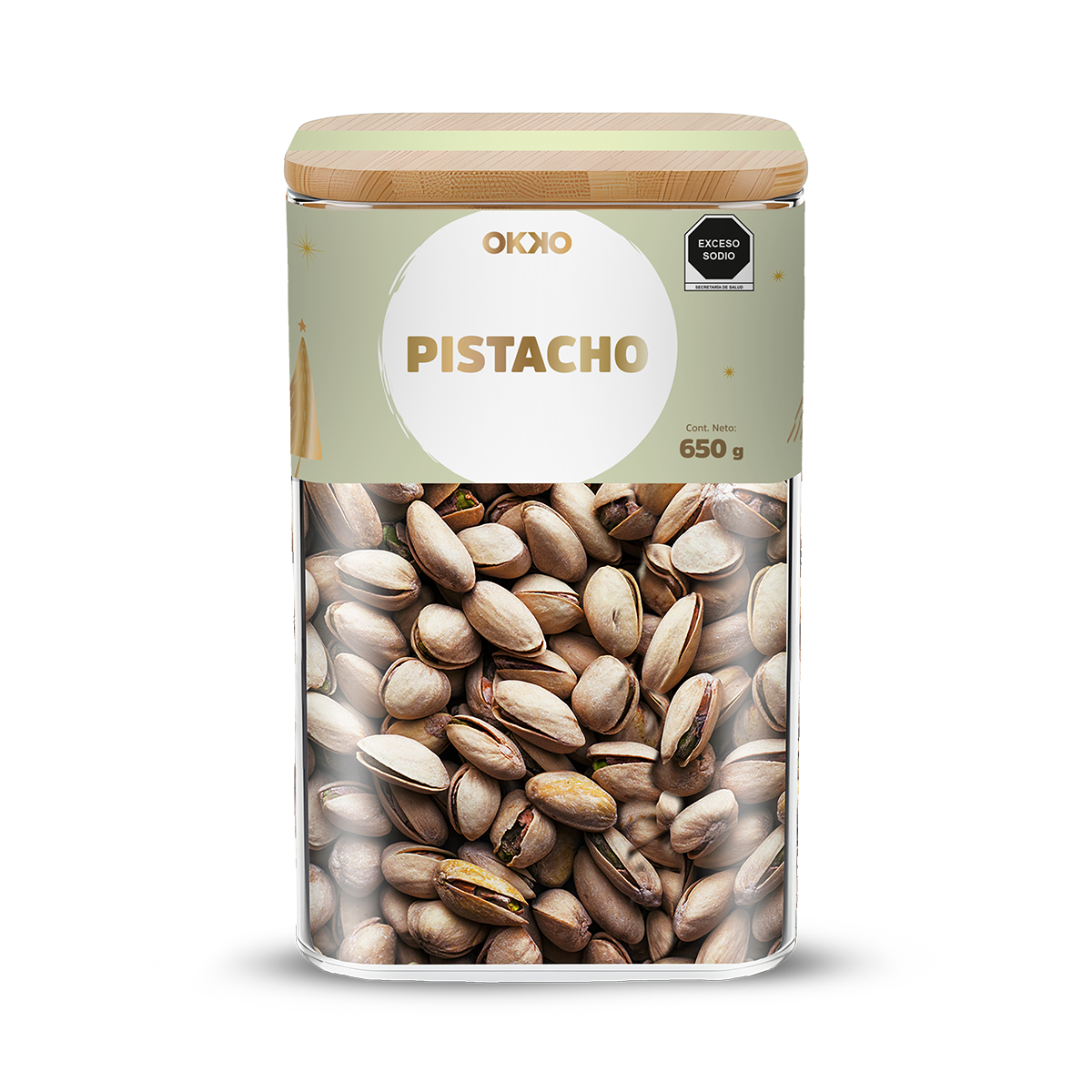 Jar Navideño Pistacho (650 g)