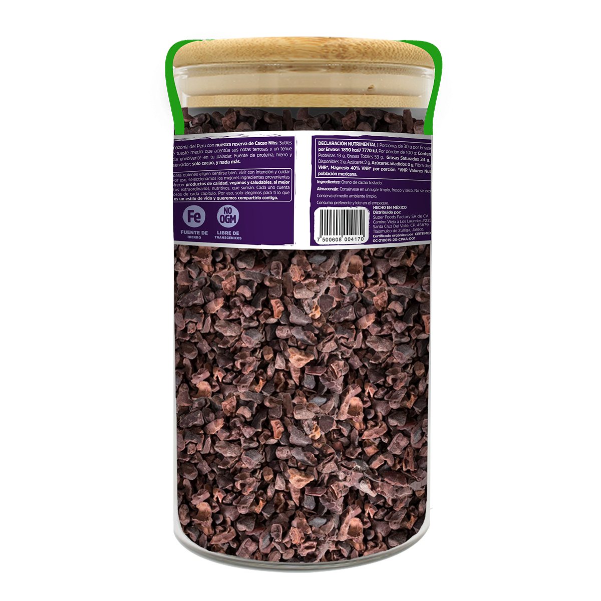 Cacao Nibs Orgánicos (350 g)