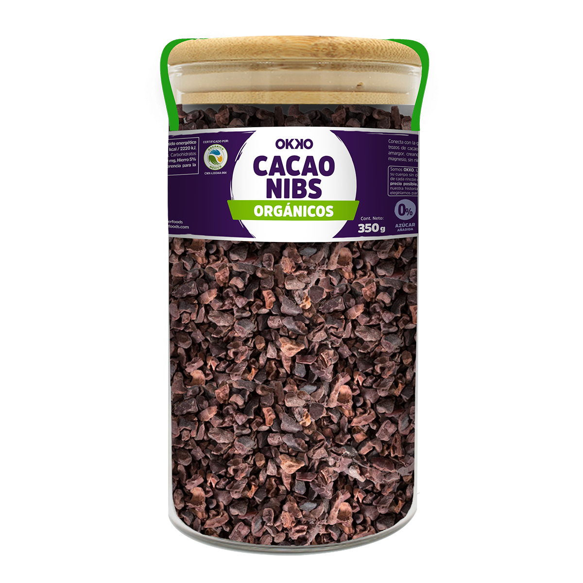 Cacao Nibs Orgánicos (350 g)