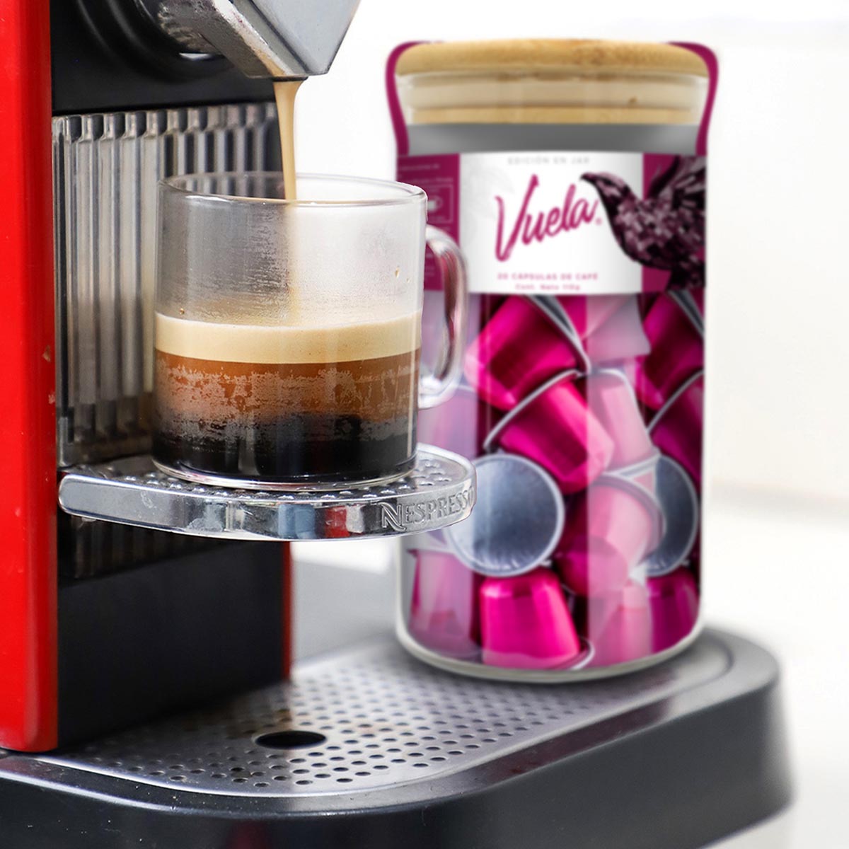 Vuela - Jar Cápsulas de Café Veracruz (110g)