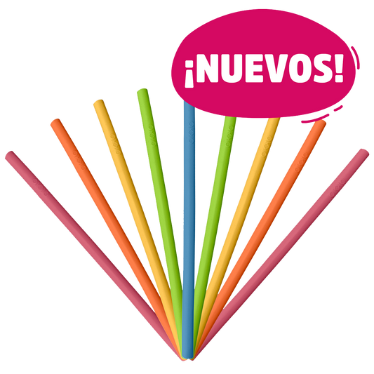 Popote de silicón