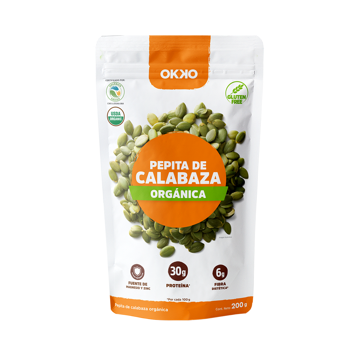 Pepitas de Calabaza Orgánica(200 g)