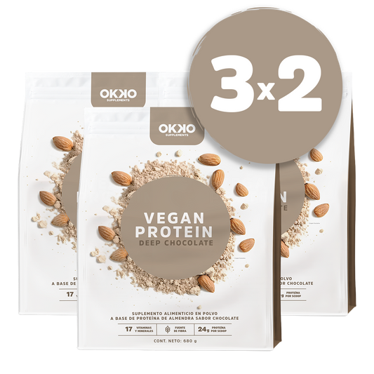 3x2 Proteína Vegana Deep Chocolate (680 g)