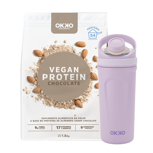 Pack Proteína Vegana (1.8 kg) + Shaker León