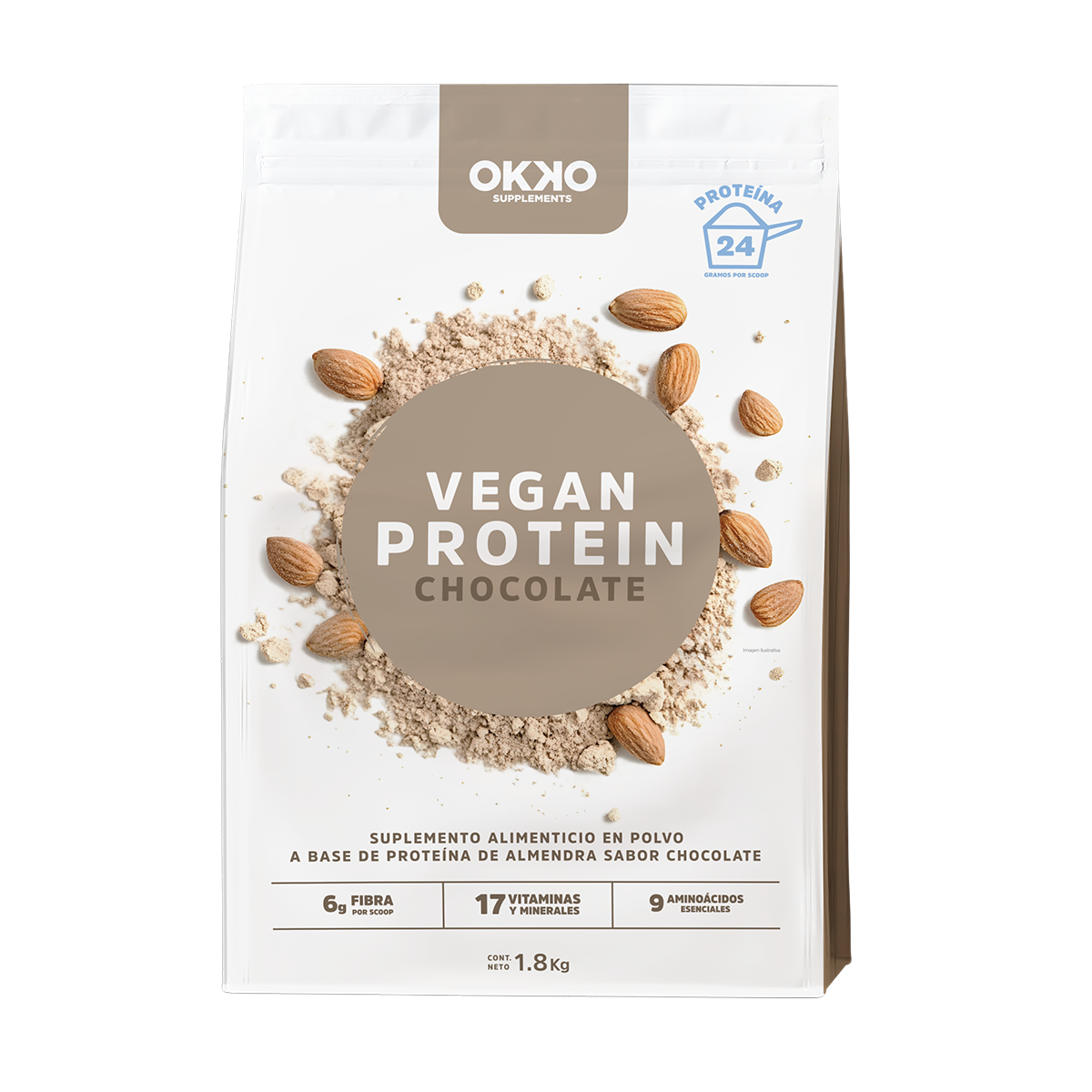 Proteína Vegana Deep Chocolate (1.8 kg)