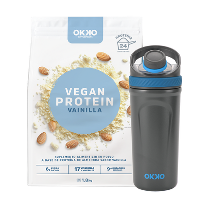 Pack Proteína Vegana (1.8 kg) + Shaker León