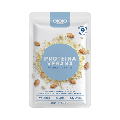 Proteína Vegana Vainilla 16 Sachets (42 g cada uno)
