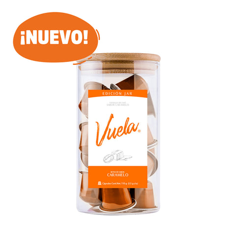 Vuela - Jar Cápsulas de Café con Caramelo (110g)