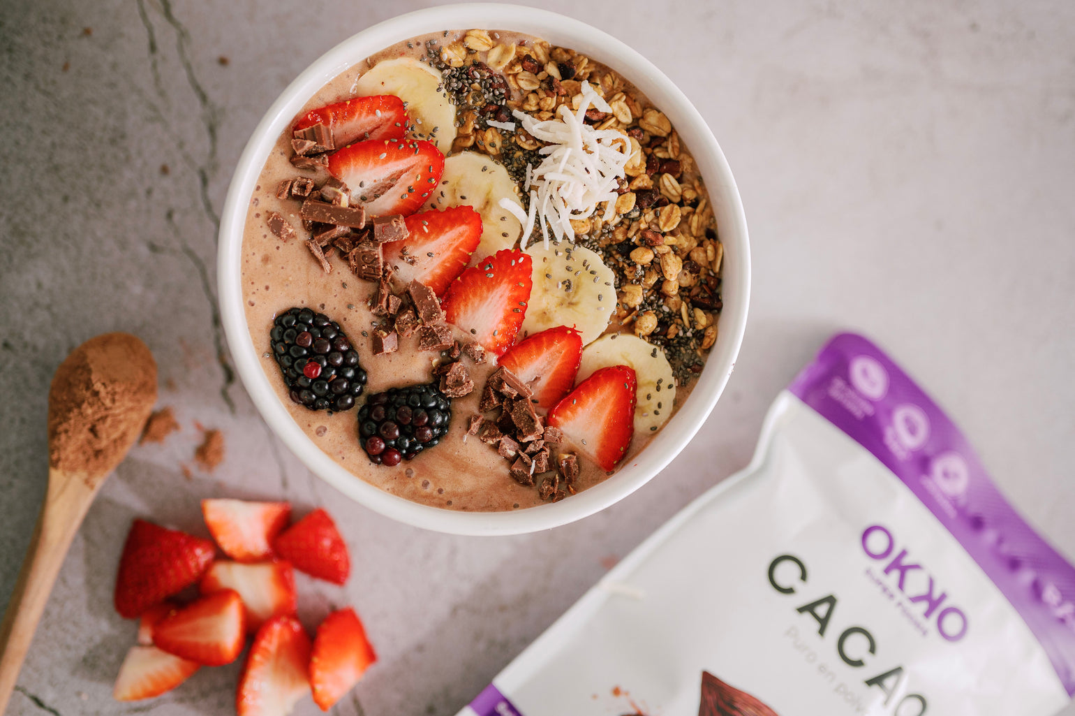 Cacao Puro en Polvo (200gr) Okko Super Foods Tienda en Linea